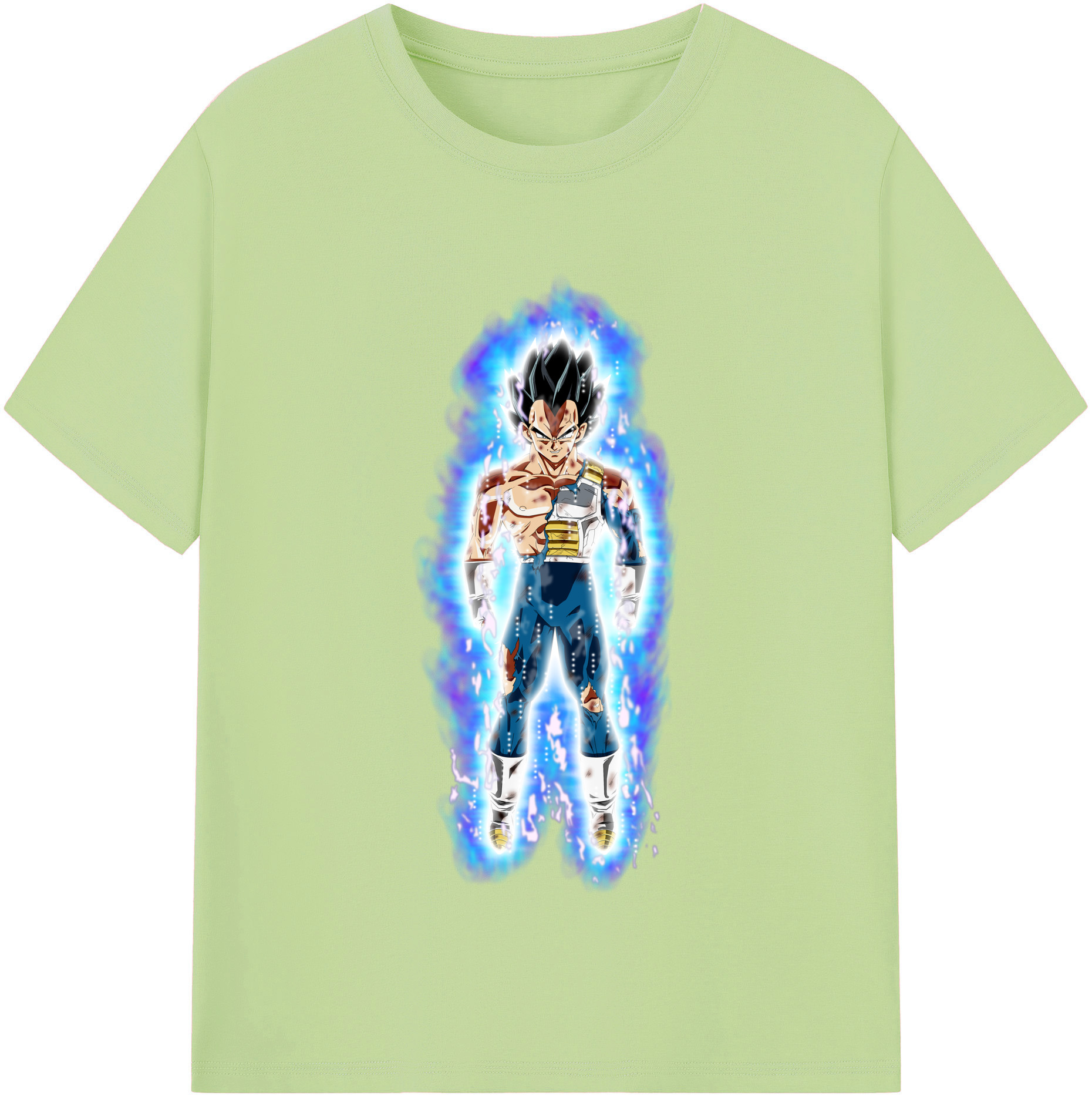 （画像用） ドラゴンボール ベジータ四世（Bejīta Yonsei）DRAGON BALL Vegeta IV 綿100％半袖Tシャツ（フロントプリント）